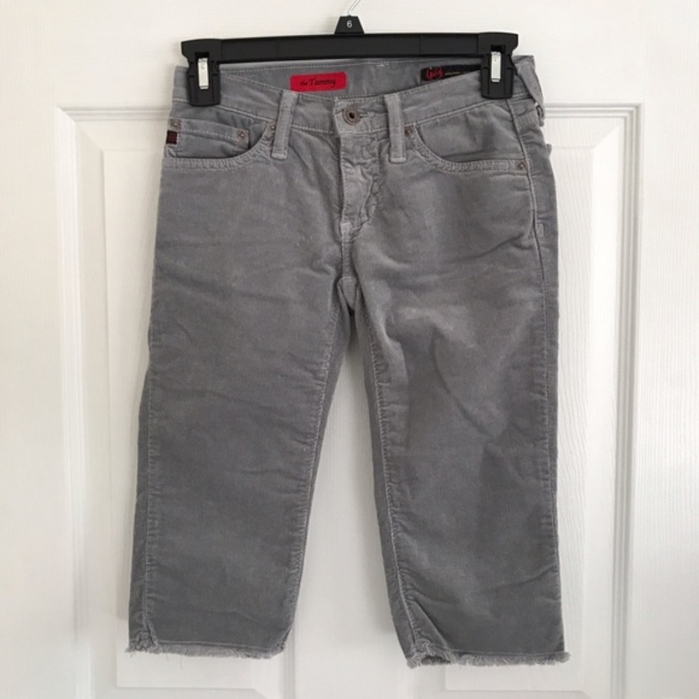 NWOT AG 'The Tammy' Corduroy Cutoff Shorts Size 24